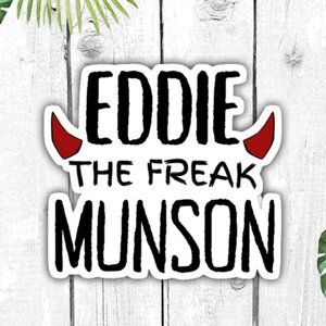 Eddie The Freak Munson Vinyl Sticker (WATERPROOF)